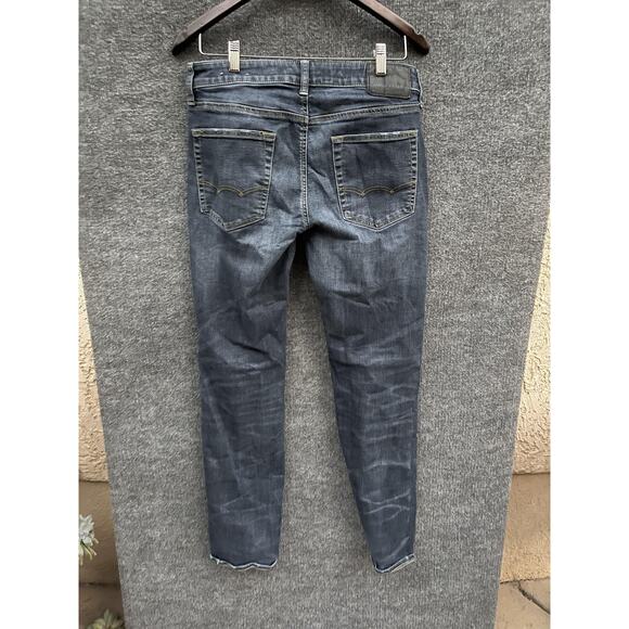 American Eagle Outfitters Jeans Mens 32x34 Blue Extreme Flex 4 Stretch Denim - Picture 2 of 9